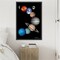 Amanti Art NASA Solar System Framed Wall Art Print (25 in. W x 37 in. H), Simply Satin Black Frame